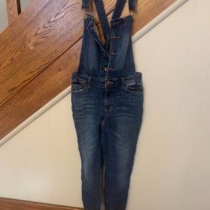 Dollhouse Denim Overalls with Buttons